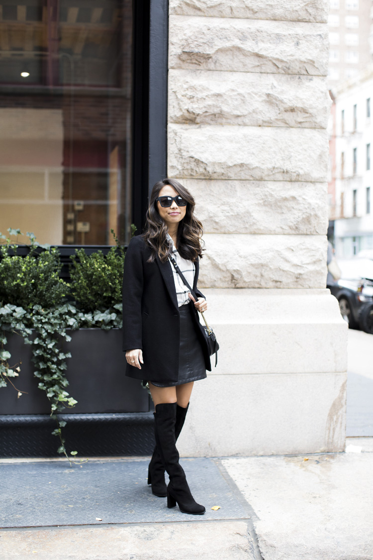 Styling A Leather Skirt